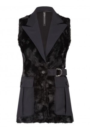 Zip73 - Zwart | Dames | Gilet | Zwart | 46 | regular | Kamst mode