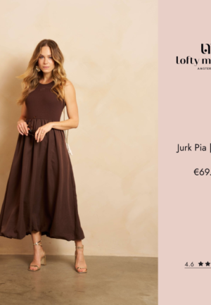 Jurk Pia | Brown