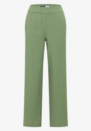 Alternative view of Wide Leg Broek met gestructureerde strepen