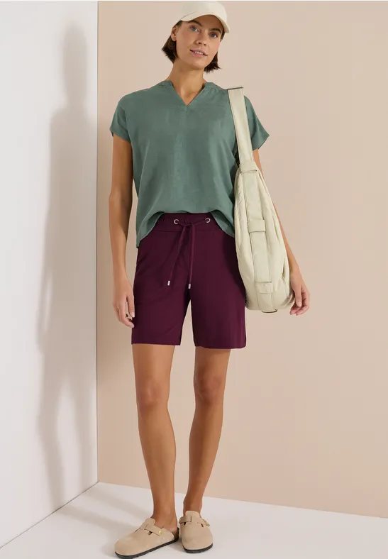 Wide Legs shorts in een Loose Fit