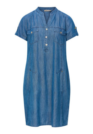 Dreamstar - Blauw | Dames | Jurk | Blauw | XXL | regular | Kamst mode