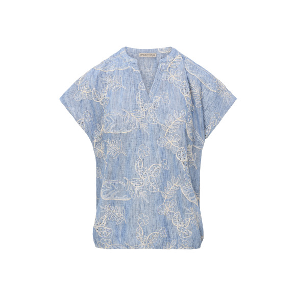 Dreamstar - Blauw | Dames | Blouse | Blauw | XXL | regular | Kamst mode