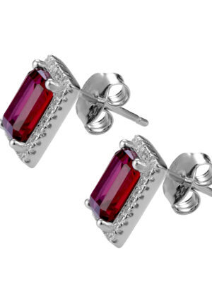 Orphelia 'Enora' Dames 925 Sterling Zilveren Stud Oorbellen - Zilver ZO-7425/RU