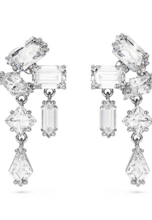 Swarovski 'Mesmera' Vrouwen Basismetaal Dangle Oorbellen - Zilver 5665825