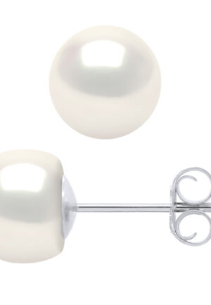 Oorbellen Pearl Zoetwater 6-7mm Black 925