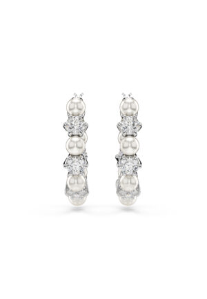 Alternative view of Swarovski 'Matrix Pearl' Dames Oorbellen van Basismetalen - Zilver 5709256
