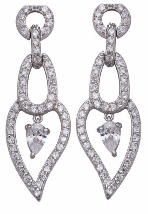 Alternative view of Orphelia Dames 925 Sterling Zilveren Oorbellen - Zilver ZO-5882