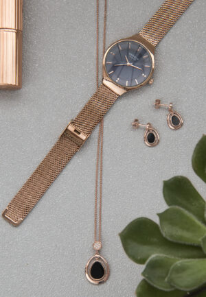 Alternative view of Orphelia 'Alda' Dames 925 Sterling Zilveren Oorbellen - Roze ZO-7470
