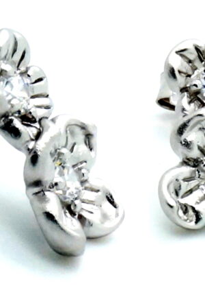 Orphelia Dames 925 Sterling Zilveren Stud Oorbellen - Zilver ZO-6018