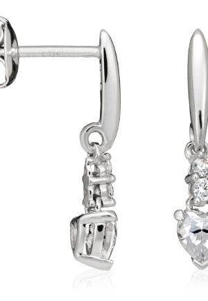 Alternative view of Orphelia Dames 925 Sterling Zilveren Dangle Oorbellen - Zilver ZO-5136