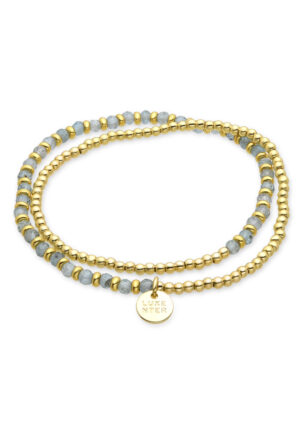 Luxenter Zira armband afgewerkt in 18k geel goud