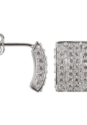 Orphelia Dames 925 Sterling Zilveren Oorbellen - Zilver ZO-5887