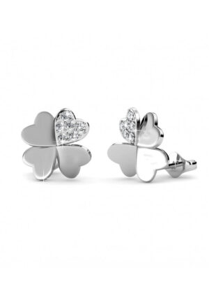 Lucky Clover oorbellen - Oostenrijks kristal