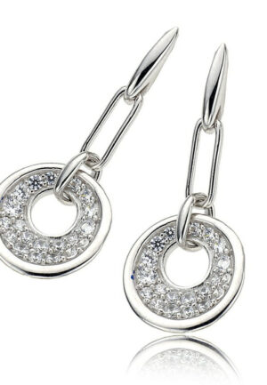 Orphelia Dames 925 Sterling Zilveren Oorbellen - Zilver ZO-5961