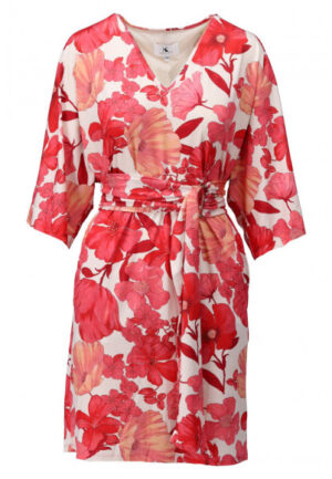 K Design - Rood | Dames | Jurk | Rood | XXL | regular | Kamst mode