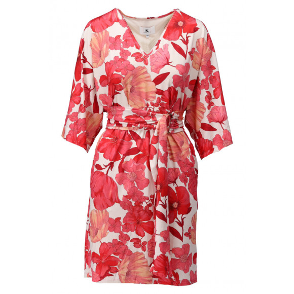 K Design - Rood | Dames | Jurk | Rood | XXL | regular | Kamst mode