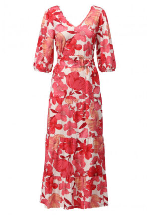 K Design - Rood | Dames | Jurk | Rood | XXL | regular | Kamst mode