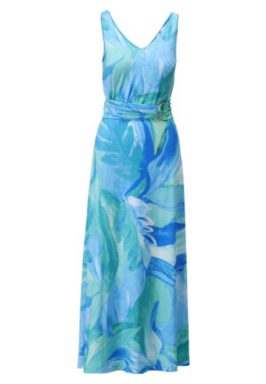 K Design - Blauw | Dames | Jurk | Blauw | XXL | regular | Kamst mode