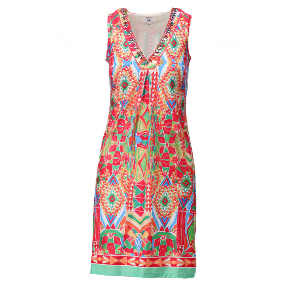 K Design - Multicolor | Dames | Jurk | Multicolor | XXL | regular | Kamst mode