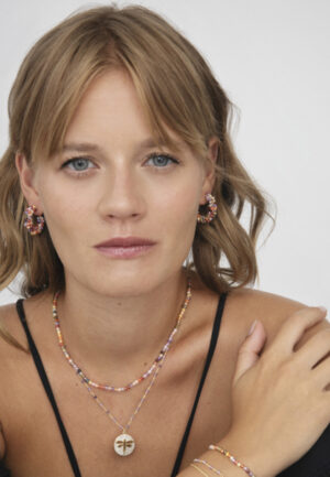 Alternative view of Luxenter Salblai 925 Sterling Zilveren Oorbellen