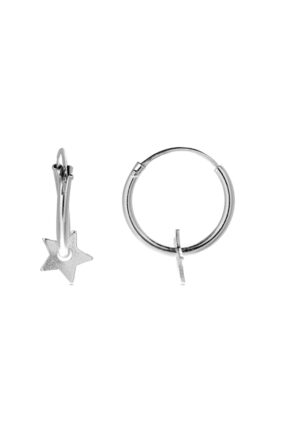 Luxenter Essential 925 Sterling zilveren gerhodineerde oorbellen