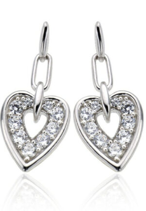 Orphelia Dames 925 Sterling Zilveren Dangle Oorbellen - Zilver ZO-5959
