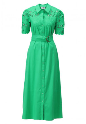 K Design - Groen | Dames | Jurk | Groen | 3XL | regular | Kamst mode
