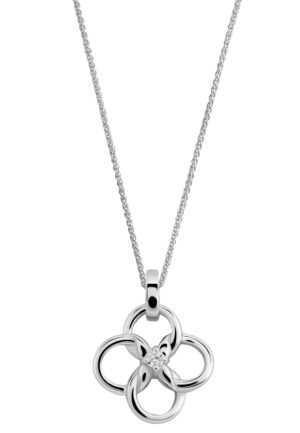 Orphelia 'Aida' Dames 925 Sterling Zilveren Ketting met Hanger - Zilver ZH-7472