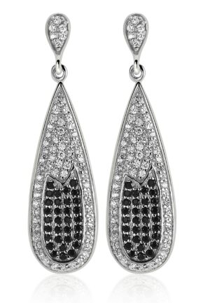 Orphelia Vrouwen 925 Sterling Zilveren Hangende Oorbellen - Zilver ZO-5176