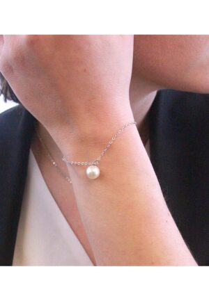 Alternative view of Crystal Pearl Armband - Imitatie Parel