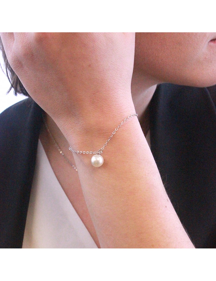 Crystal Pearl Armband - Imitatie Parel - Afbeelding 2