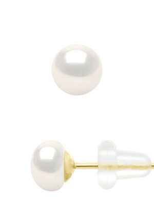 Oorbellen Echte Gekweekte Zoetwater Parels Knop 5-6 mm