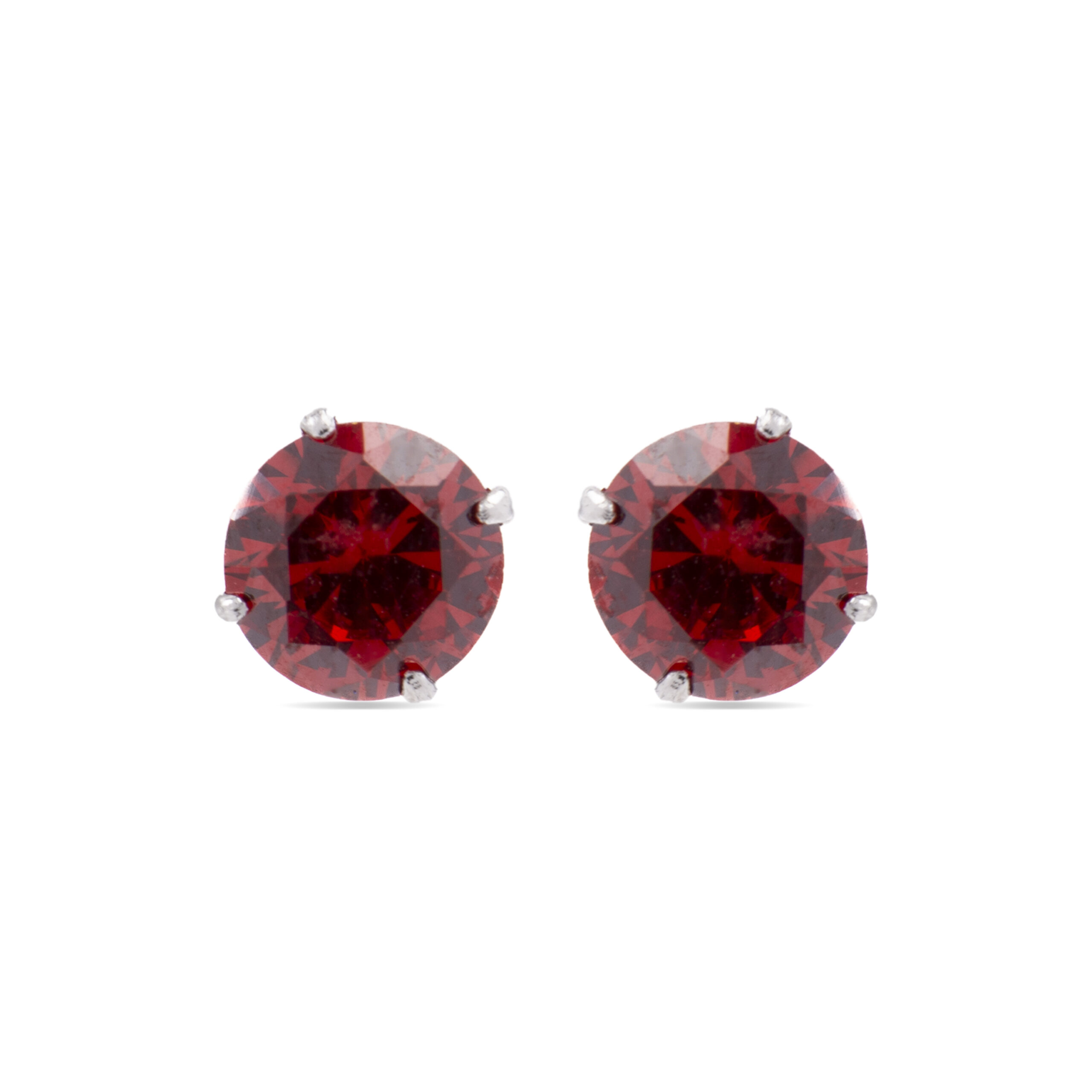 Luxenter oorbellen, 925 sterling zilver en oranje hydrothermale kwarts, gerhodineerd yedia
