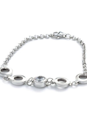 Alternative view of Orphelia Dames 925 Sterling Zilveren Armband - Zilver ZA-1008