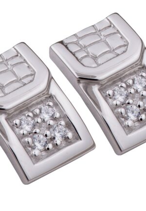 Orphelia Dames 925 Sterling Zilveren Stud Oorbellen - Zilver ZO-5902
