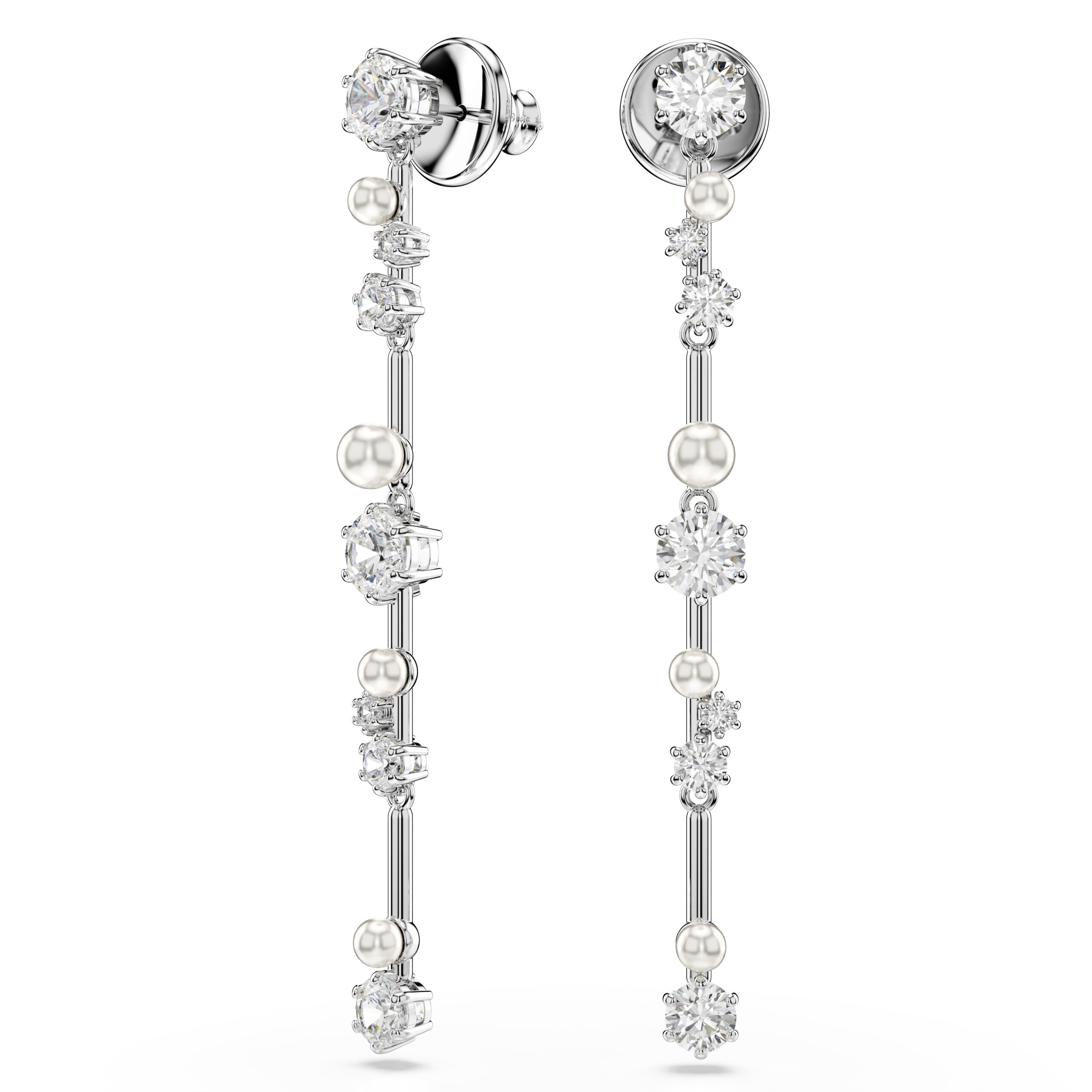 Swarovski 'Constella Bars' Dames Oorbellen van Basismetalen - Zilver 5705614 - Afbeelding 2