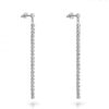 Orphelia 'Glitter' Dames 925 Sterling Zilveren Dangle Oorbellen - Zilver ZO-7548