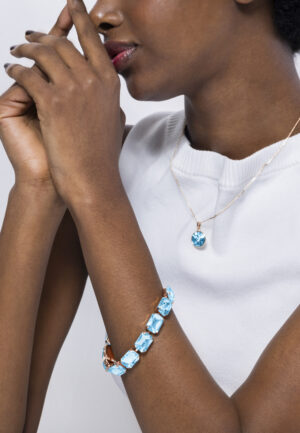 Alternative view of Luxenter Ankek armband afgewerkt in 18k geel goud