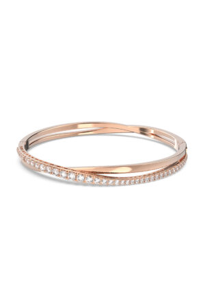 Swarovski 'Twist' Dames Goud Vergulde Metalen Armband - Roze 5620552