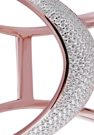 Alternative view of Orphelia Dames 925 Sterling Zilveren Armband - Roze ZA-7407