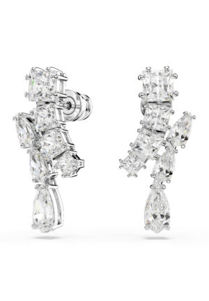 Alternative view of Swarovski 'Matrix' Dames Oorhangers van Basismetalen met Dangle - Zilver 5700418