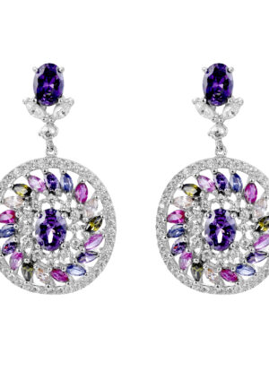 Orphelia 'Enya' Dames 925 Sterling Zilveren Oorbellen - Zilver ZO-7428