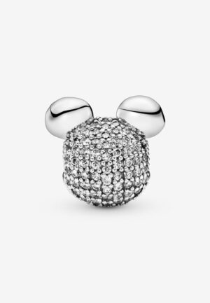 Alternative view of Pandora 'Disney Mickey Mouse & Minnie Mouse' Dames 925 Sterling Zilveren Bedel - Zilver 797495CZ