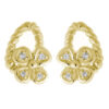Orphelia Dames 925 Sterling Zilveren Oorbellen - Goud ZO-6020/2