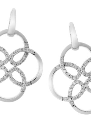 Orphelia Dames 925 Sterling Zilveren Oorbellen - Zilver ZO-6085