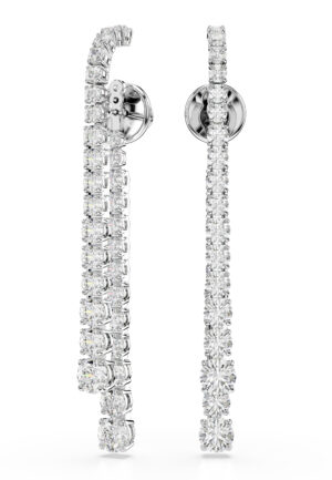 Alternative view of Swarovski 'Matrix Tennis' Dames Oorbellen van Basismetaal - Zilver 5709257
