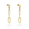 Orphelia 'Eve' Dames 925 Sterling Zilveren Oorbellen - Goud ZO-7550/G - Afbeelding 2