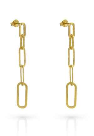 Alternative view of Orphelia 'Eve' Dames 925 Sterling Zilveren Oorbellen - Goud ZO-7550/G