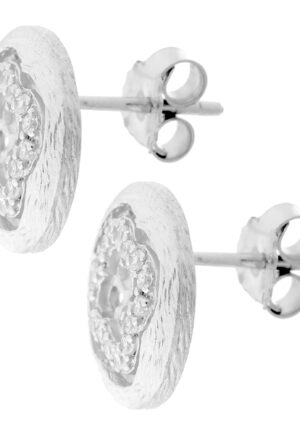 Orphelia Dames 925 Sterling Zilveren Oorknoppen - Zilver ZO-5256