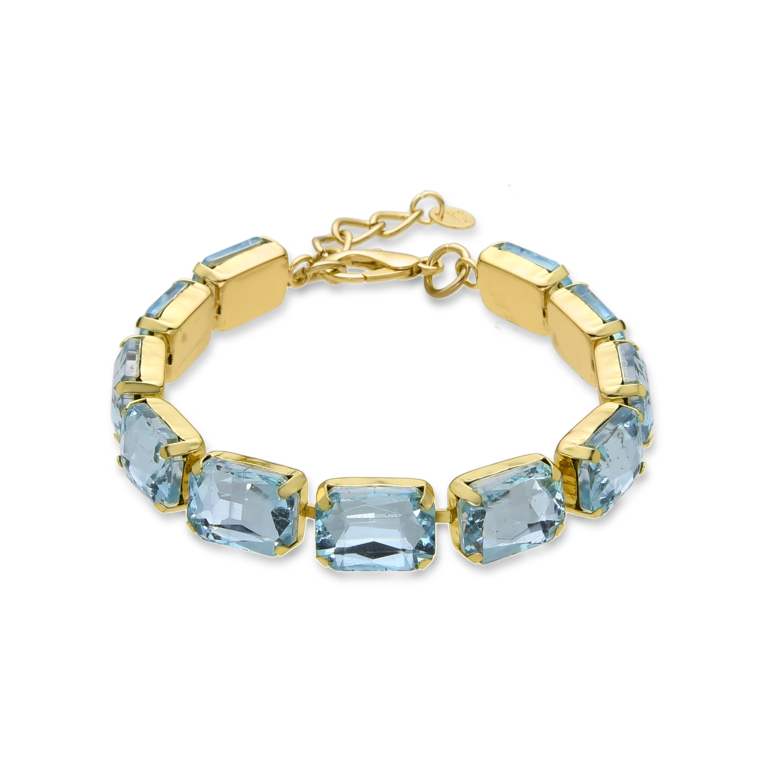 Luxenter Ankek armband afgewerkt in 18k geel goud